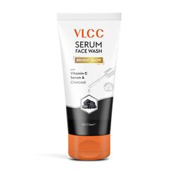 VLCC Bright Glow Serum Face Wash with Vitamin C Serum & Charcoal 100ml